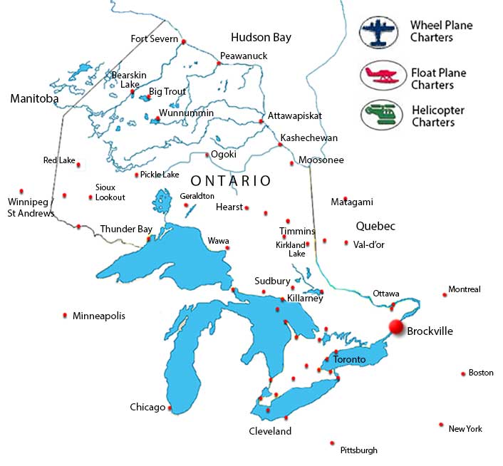 Brockville Charter Flights 